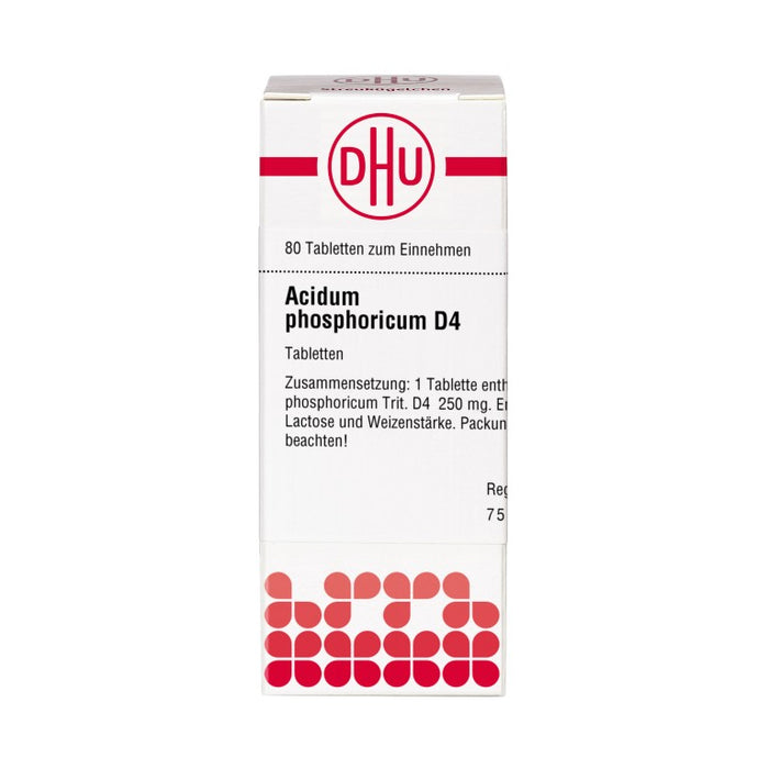 DHU Acidum phosphoricum D4 Tabletten, 80 pc Tablettes