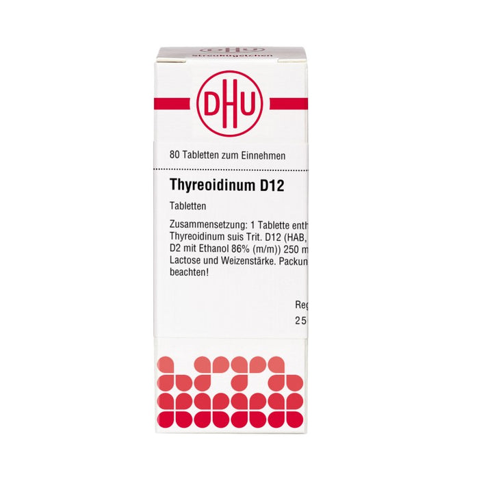 DHU Thyreoidinum D12 Tabletten, 80 pc Tablettes