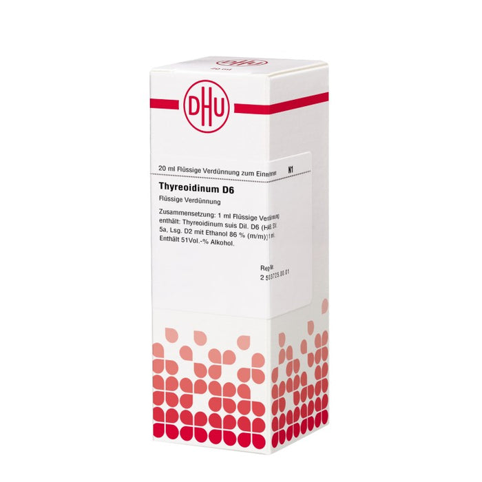 Thyreoidinum D6 DHU Dilution, 20 ml Lösung