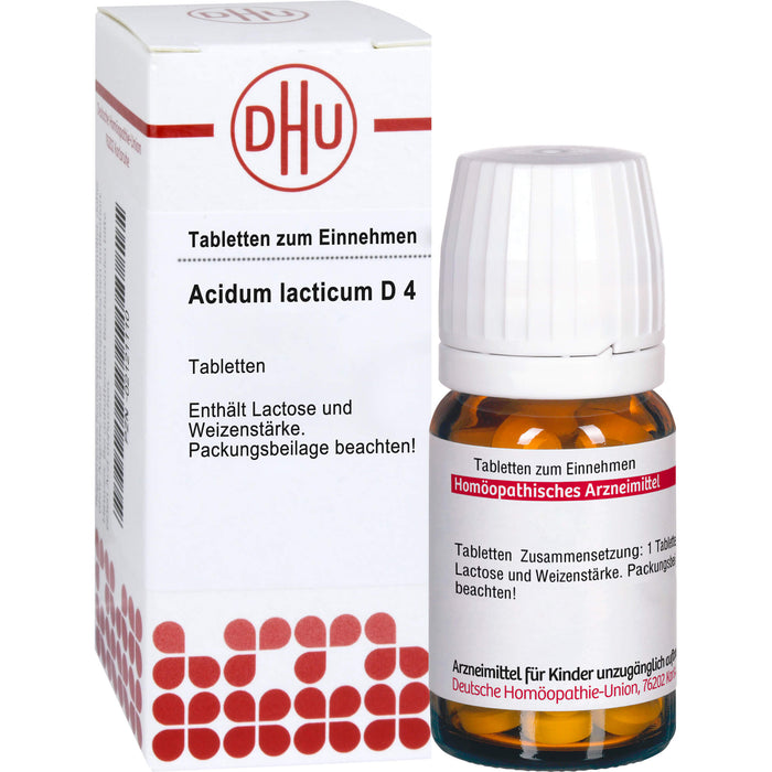 DHU Acidum lacticum D4 Tabletten, 80 St. Tabletten