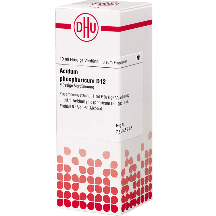 DHU Acidum phosphoricum D12 Dilution, 20 ml Lösung