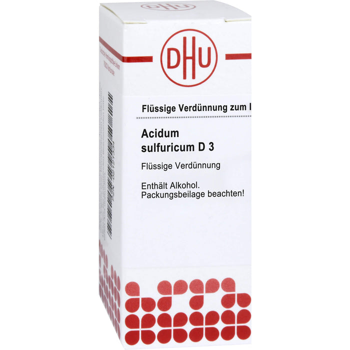 DHU Acidum sulfuricum D3 Dilution, 20 ml Lösung