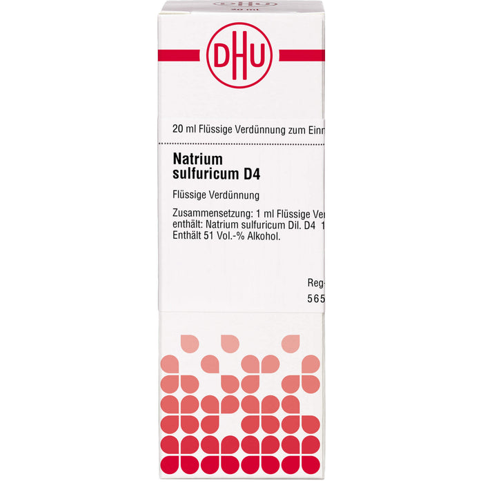 Natrium sulfuricum D4 DHU Dilution, 20 ml Lösung