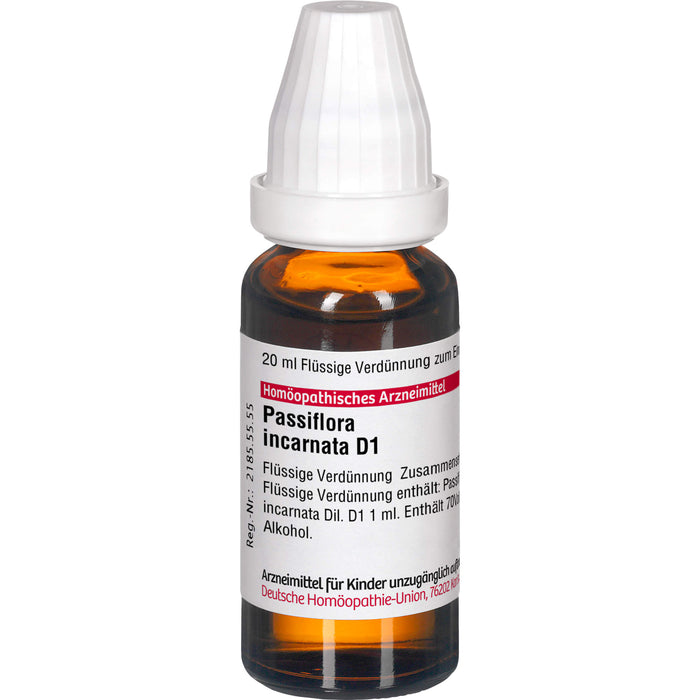 Passiflora incarnata D1 DHU Dilution, 20 ml Lösung