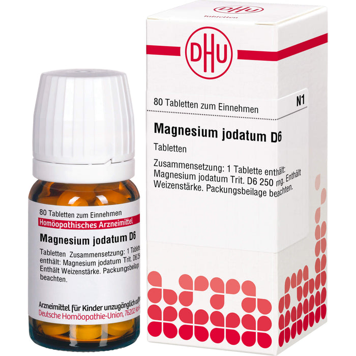 DHU Magnesium jodatum D6 Tabletten, 80 St. Tabletten