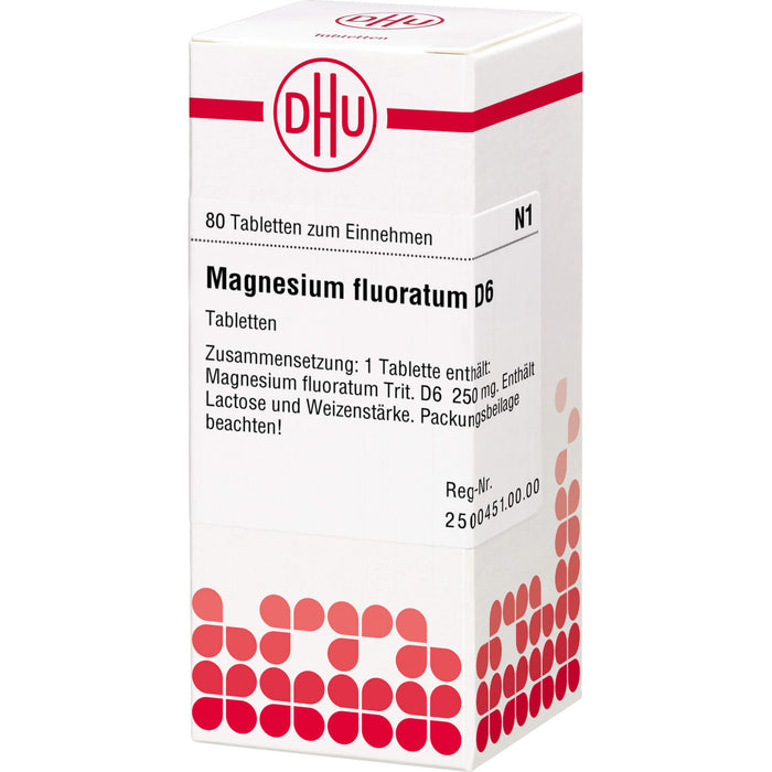 DHU Magnesium fluoratum D 6 Tabletten, 80 pcs. Tablets