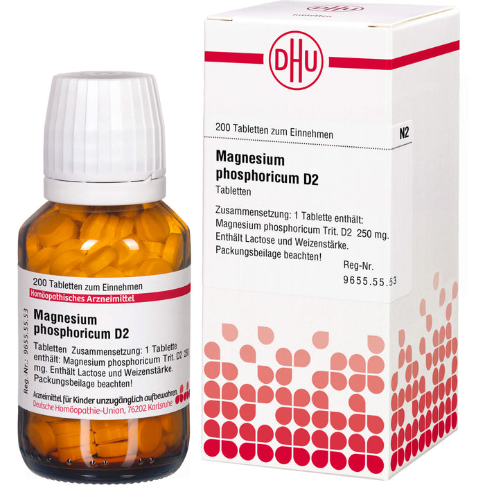 DHU Magnesium phosphoricum D2 Tabletten, 200 St. Tabletten