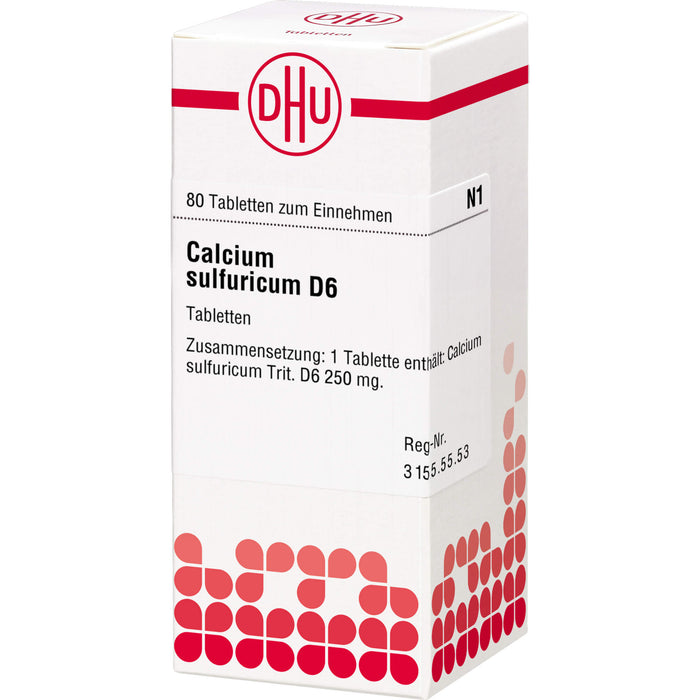 DHU Calcium sulfuricum D6 Tabletten, 80 St. Tabletten