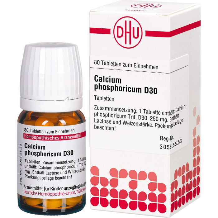 DHU Calcium phosphoricum D30 Tabletten, 80 St. Tabletten