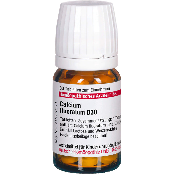 DHU Calcium fluoratum D 30 Tabletten, 80 St. Tabletten