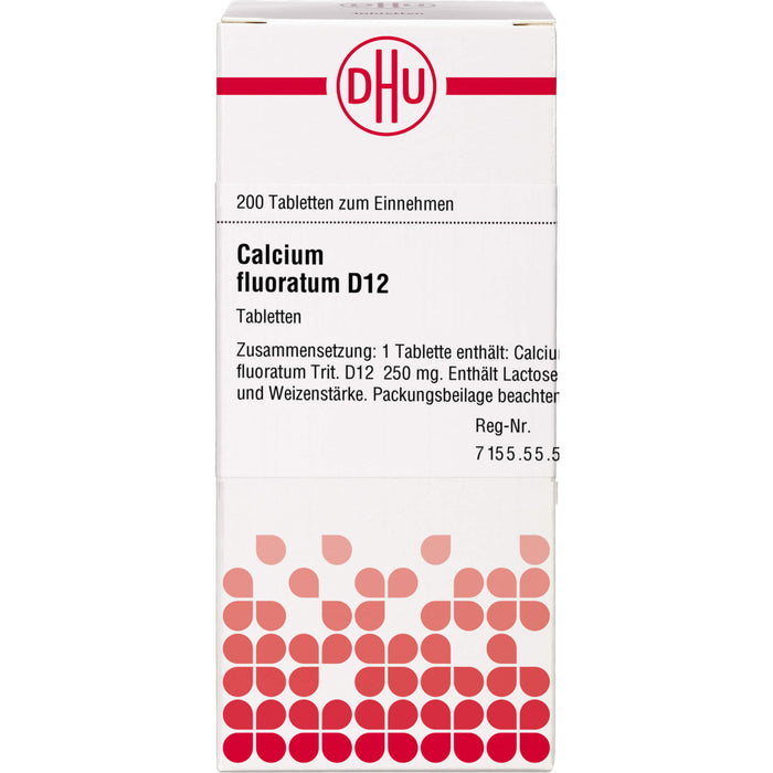 DHU Calcium fluoratum D12 Tabletten, 200 St. Tabletten