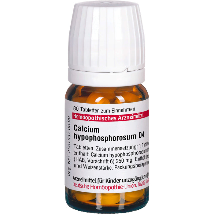 DHU Calcium hypophosphorosum D4 Tabletten, 80 St. Tabletten