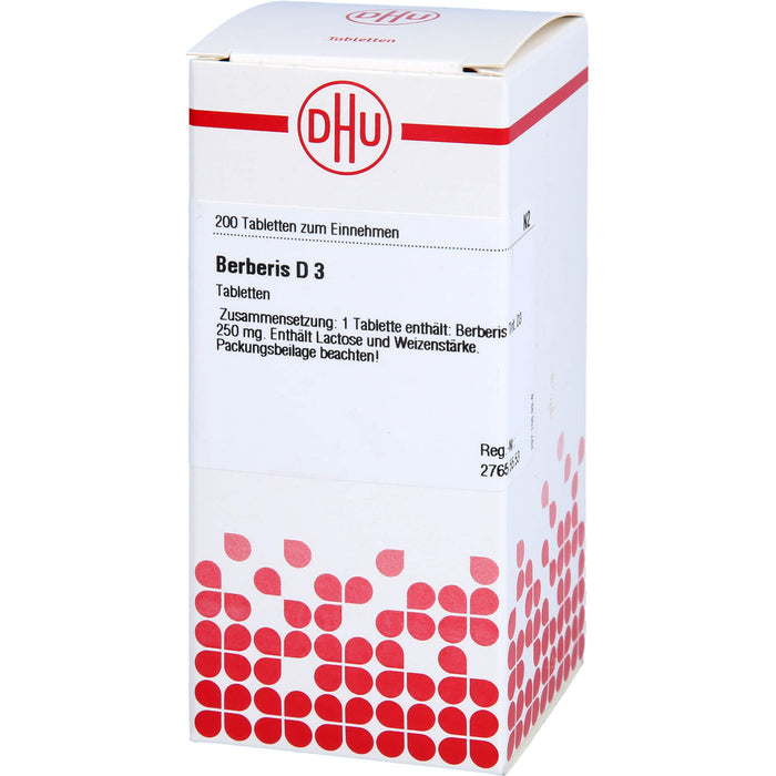 Berberis D3 DHU Tabletten, 200 St. Tabletten