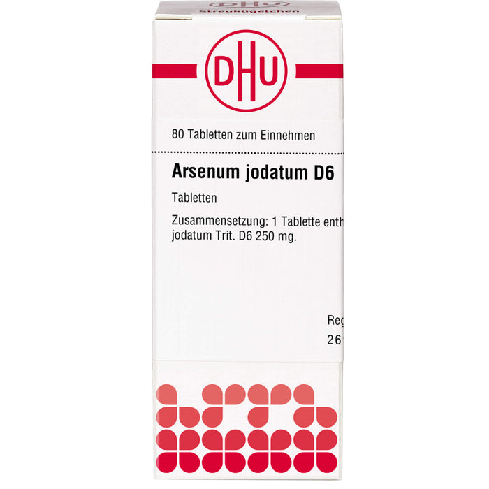 DHU Arsenum jodatum D6 Tabletten, 80 pc Tablettes