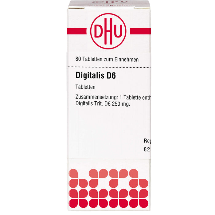 DHU Digitalis D6 Tabletten, 80 pcs. Tablets