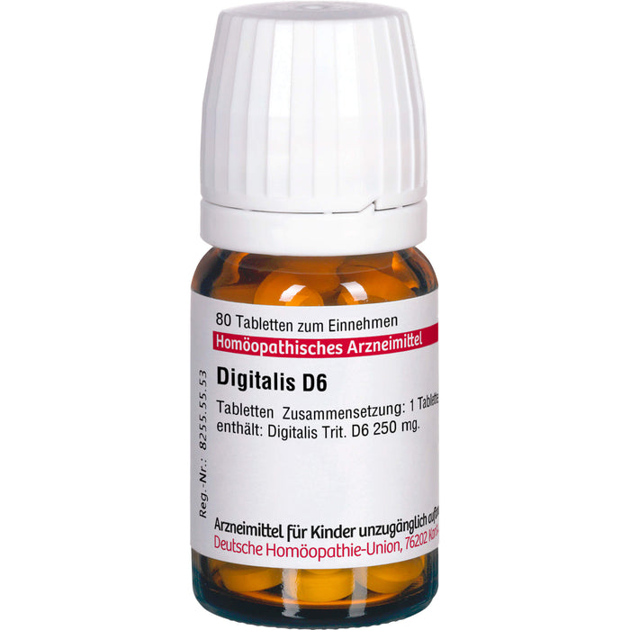 DHU Digitalis D6 Tabletten, 80 pc Tablettes