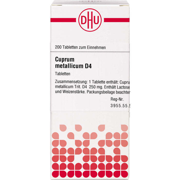 DHU Cuprum metallicum D4 Tabletten, 200 St. Tabletten