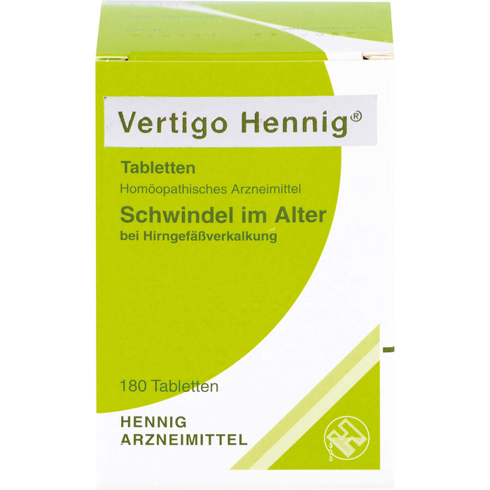 Vertigo Hennig Tabletten, 180 pcs. Tablets