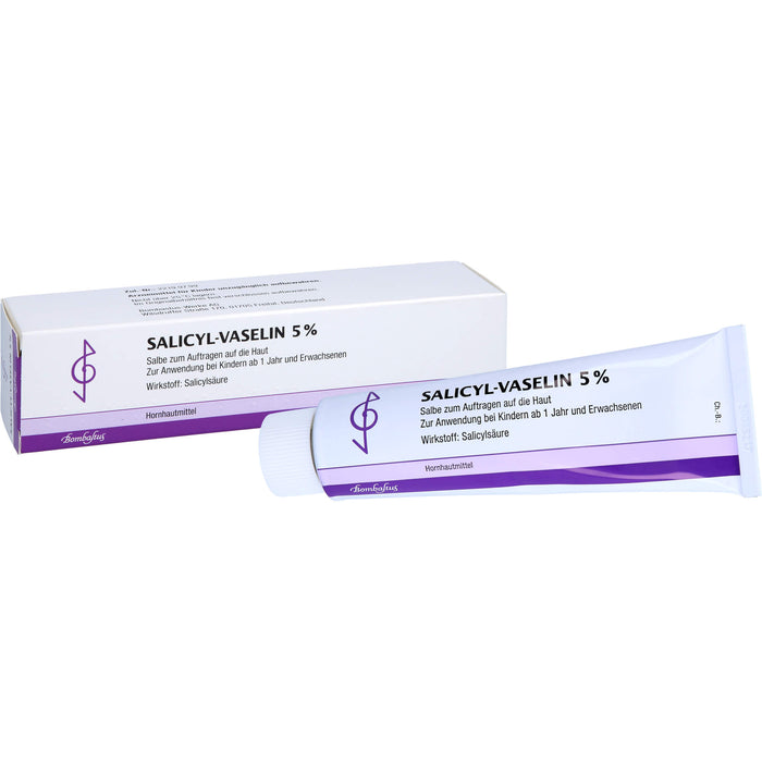 Bombastus Salicyl-Vaselin 5% Salbe, 100 ml Onguent