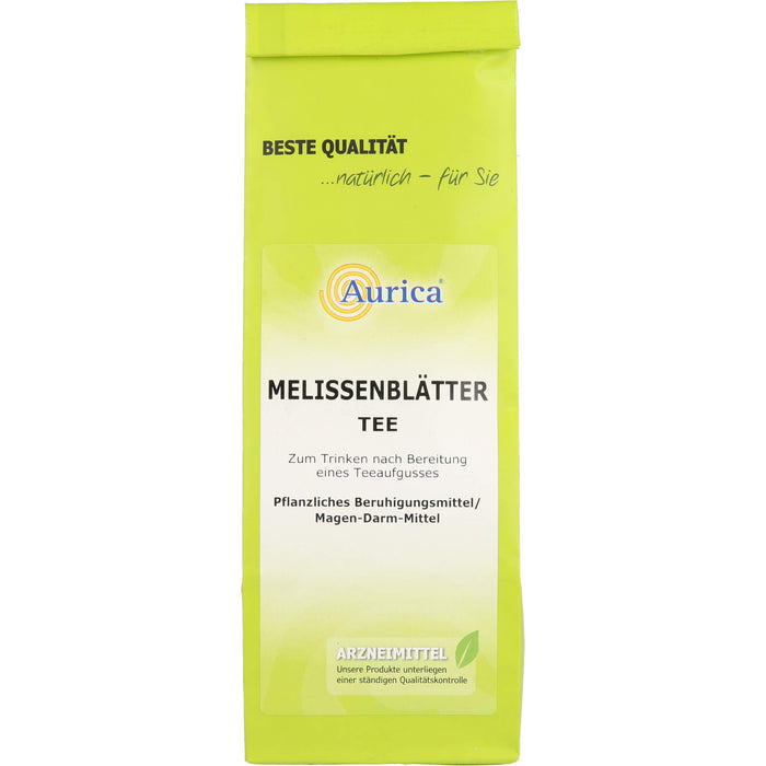 Aurica Melissenblätter Tee pflanzliches Beruhigungsmittel, 40 g Thé