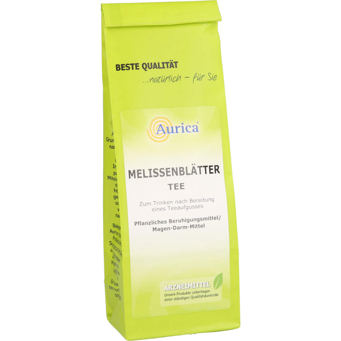 Aurica Melissenblätter Tee pflanzliches Beruhigungsmittel, 40 g Thé