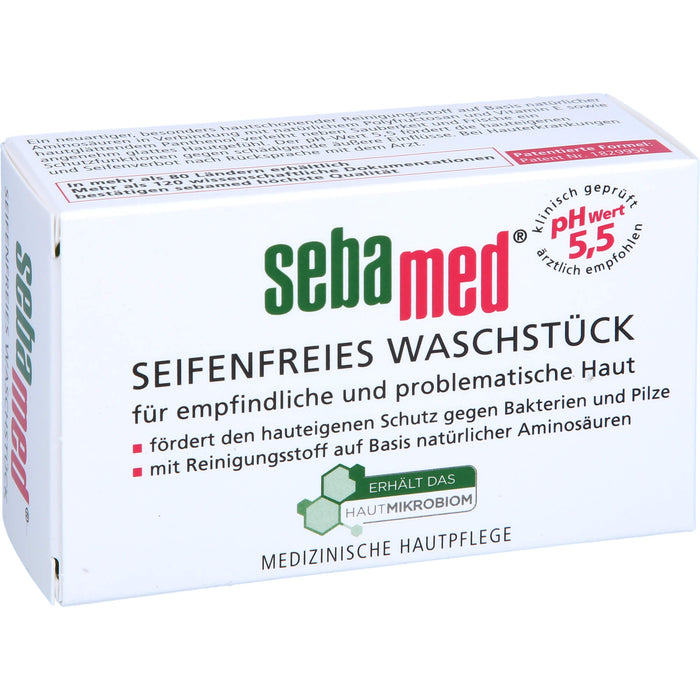 sebamed Seifenfreies Waschstück, 100 g Körperpflege