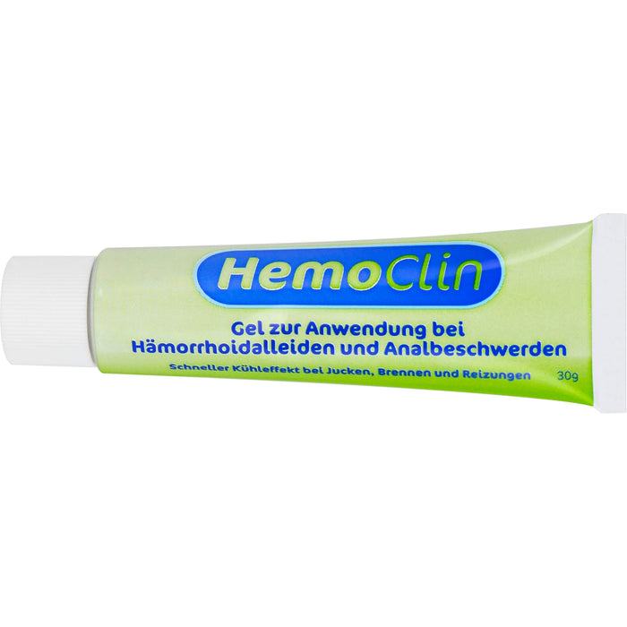 HemoClin Gel bei Hämorrhoidalleiden und Analbeschwerden, 30 g Gel