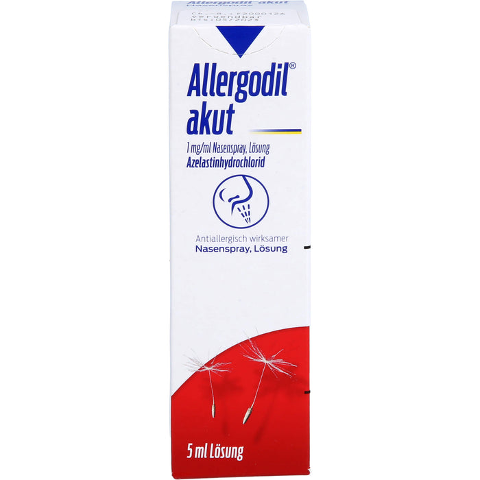 Allergodil akut Nasenspray, 5 ml Lösung