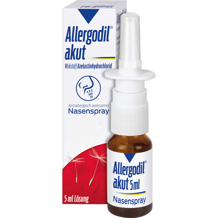 Allergodil akut Nasenspray, 5 ml Solution