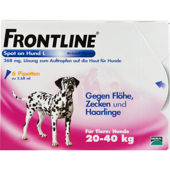 FRONTLINE Spot on Hund L 20-40 kg Pipetten, 5 pcs. Ampoules