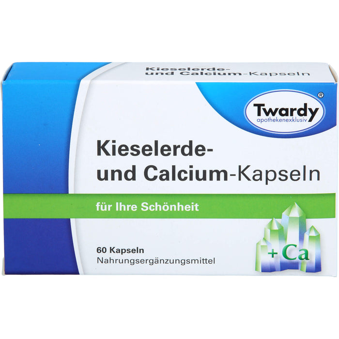 Twardy Kieselerde- und Calcium-Kapseln für Ihre Schönheit, 60 St. Kapseln