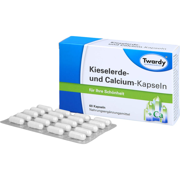 Twardy Kieselerde- und Calcium-Kapseln für Ihre Schönheit, 60 pc Capsules