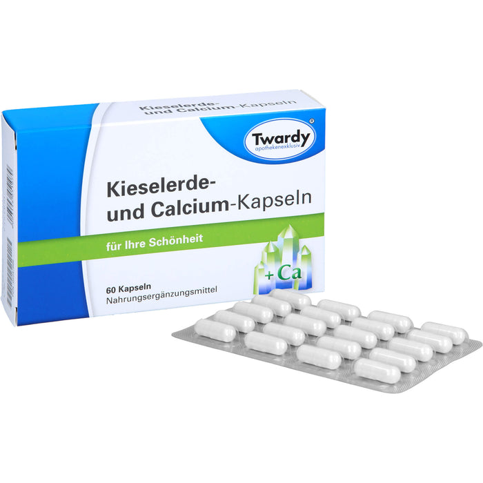 Twardy Kieselerde- und Calcium-Kapseln für Ihre Schönheit, 60 pc Capsules