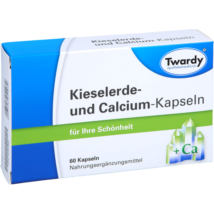 Twardy Kieselerde- und Calcium-Kapseln für Ihre Schönheit, 60 pc Capsules