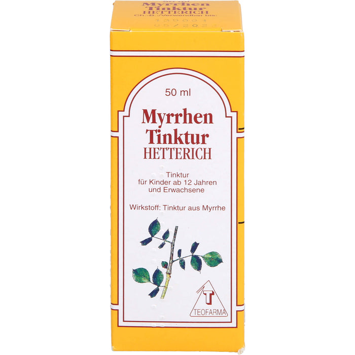 HETTERICH Myrrhen Tinktur, 50 ml Solution