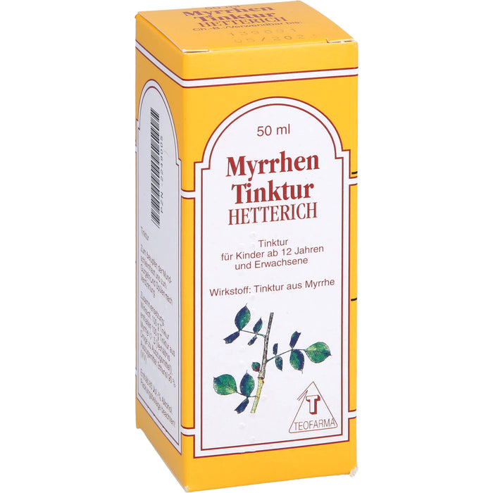 HETTERICH Myrrhen Tinktur, 50 ml Solution