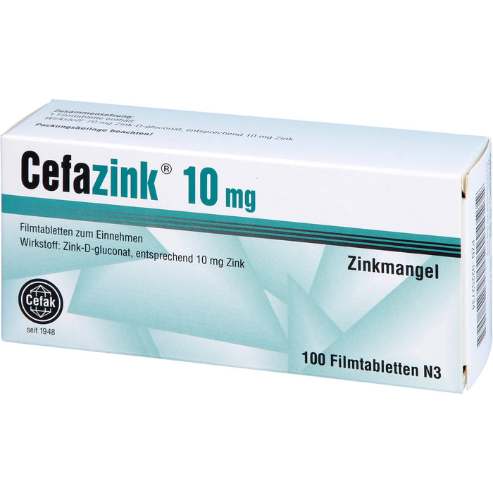 Cefazink 10mg Filmtbl., 100 St FTA