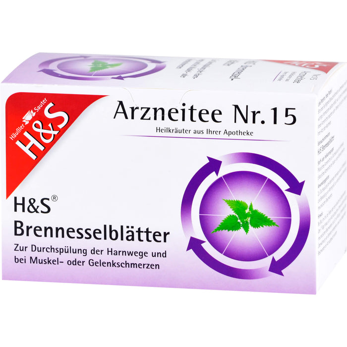 H&S Brennesselblätter Arzneitee Nr. 15, 20 pcs. Filter bag