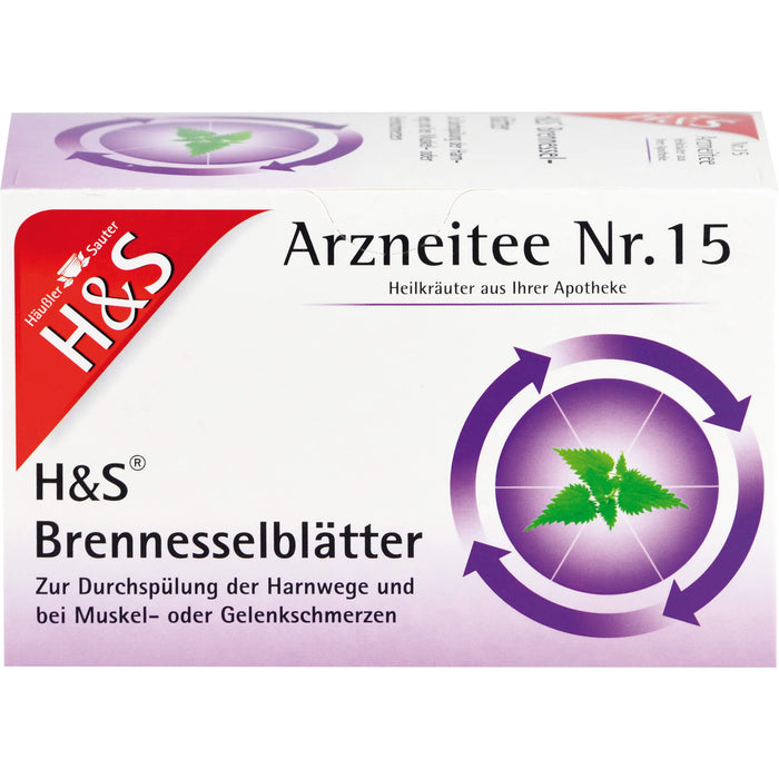 H&S Brennesselblätter Arzneitee Nr. 15, 20 pcs. Filter bag