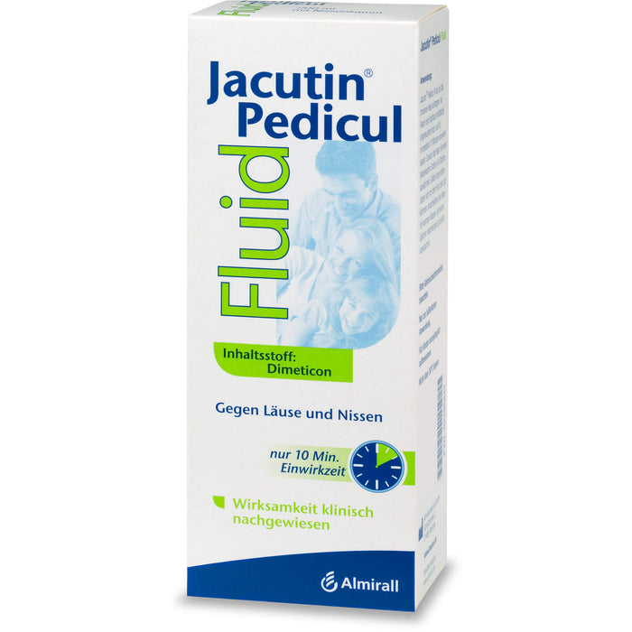 Jacutin Pedicul Fluid mit Nissenkamm gegen Läuse und Nissen, 200 ml Lösung