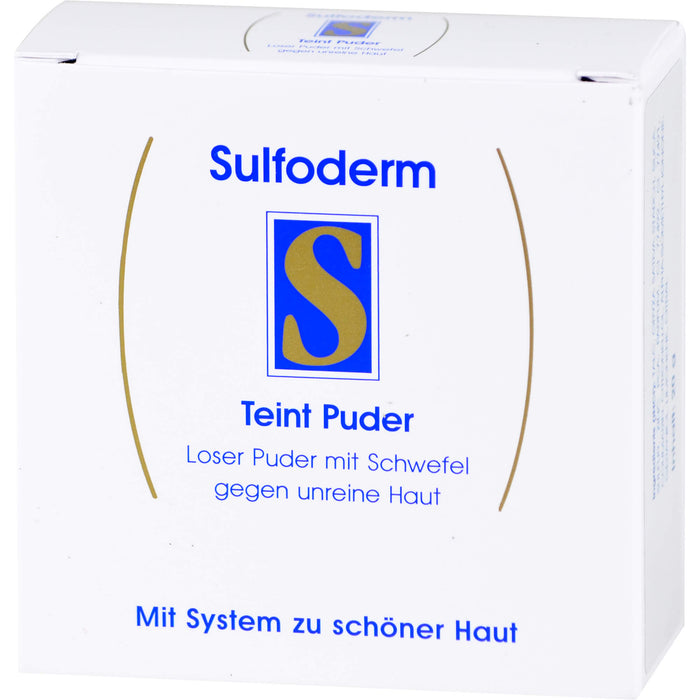 Sulfoderm S Teint Puder gegen unreine Haut, 20 g Poudre