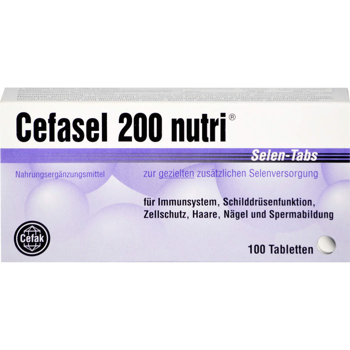 Cefasel 200 nutri Selen-Tabs, 100 St. Tabletten