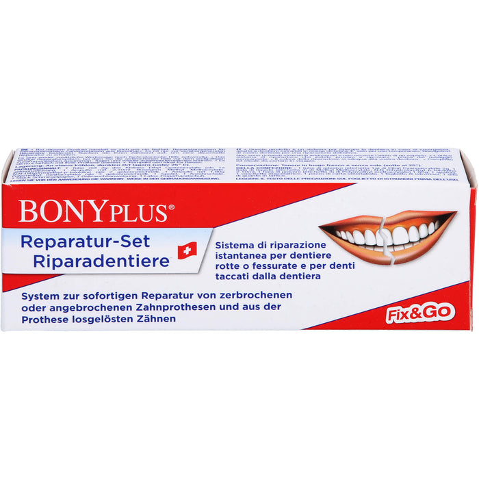 BONYplus Reparatur-Set für Zahnprothesen, 1 pcs. Set