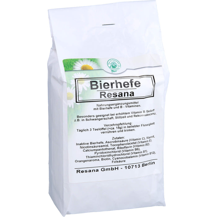 Bierhefe Resana Pulver bei erhöhtem Vitamin B-Bedarf, 500 g Powder