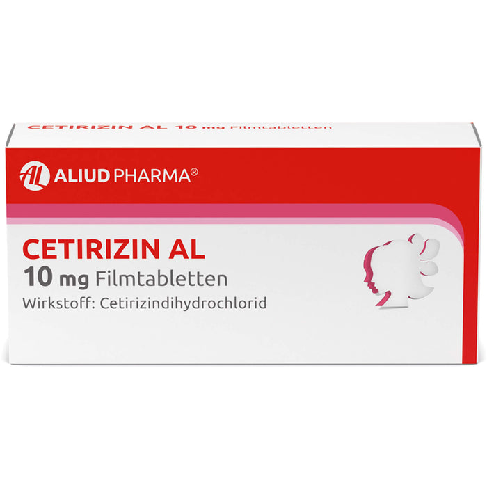 CETIRIZIN AL 10 mg Filmtabletten bei allergischen Erkrankungen, 7 St. Tabletten