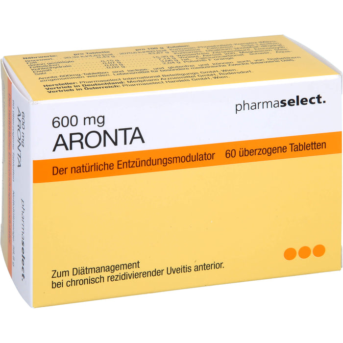 pharmaselect Aronta 600 mg Tabletten Der Entzündungsmodulator, 60 pcs. Tablets