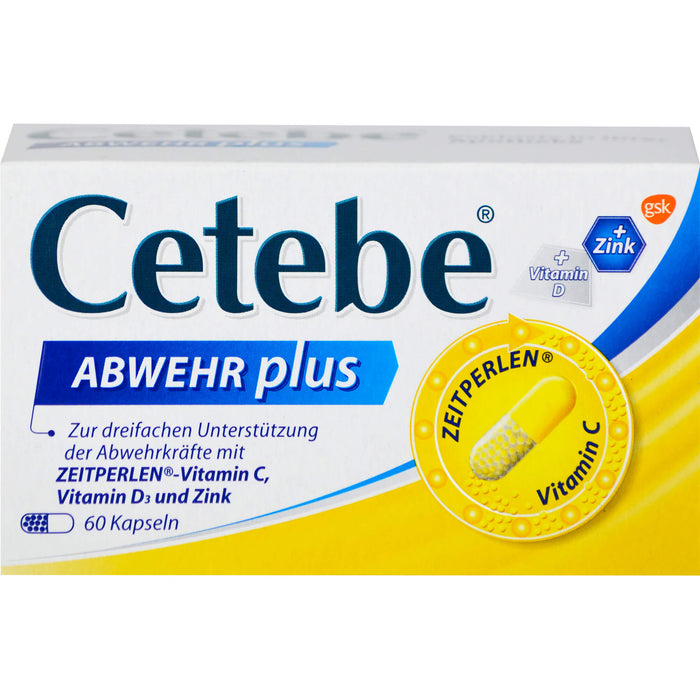 Cetebe Abwehr plus Kapseln, 60 pc Capsules