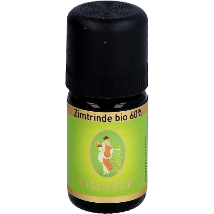 PRIMAVERA Zimtrinde 60% bio 100% naturreines Ätherisches Öl, 5 ml Huile éthérique