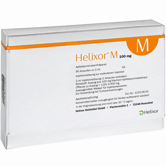 Helixor M 100 mg, 50 pc Ampoules