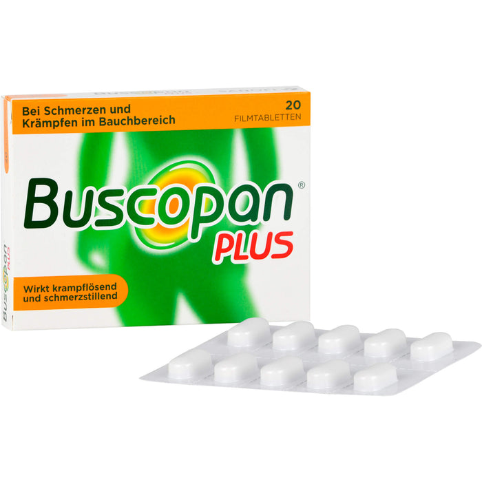 Buscopan plus Filmtabletten Original Sanofi-Aventis, 20 pcs. Tablets